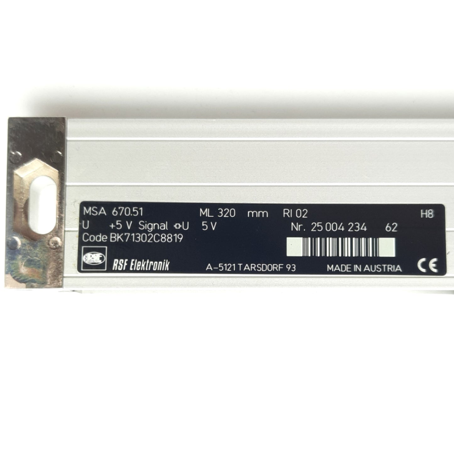 Used RSF Elektronik MSA670.51 Encoder, 5VDC, 320mm, Square Wave x25, 10µm