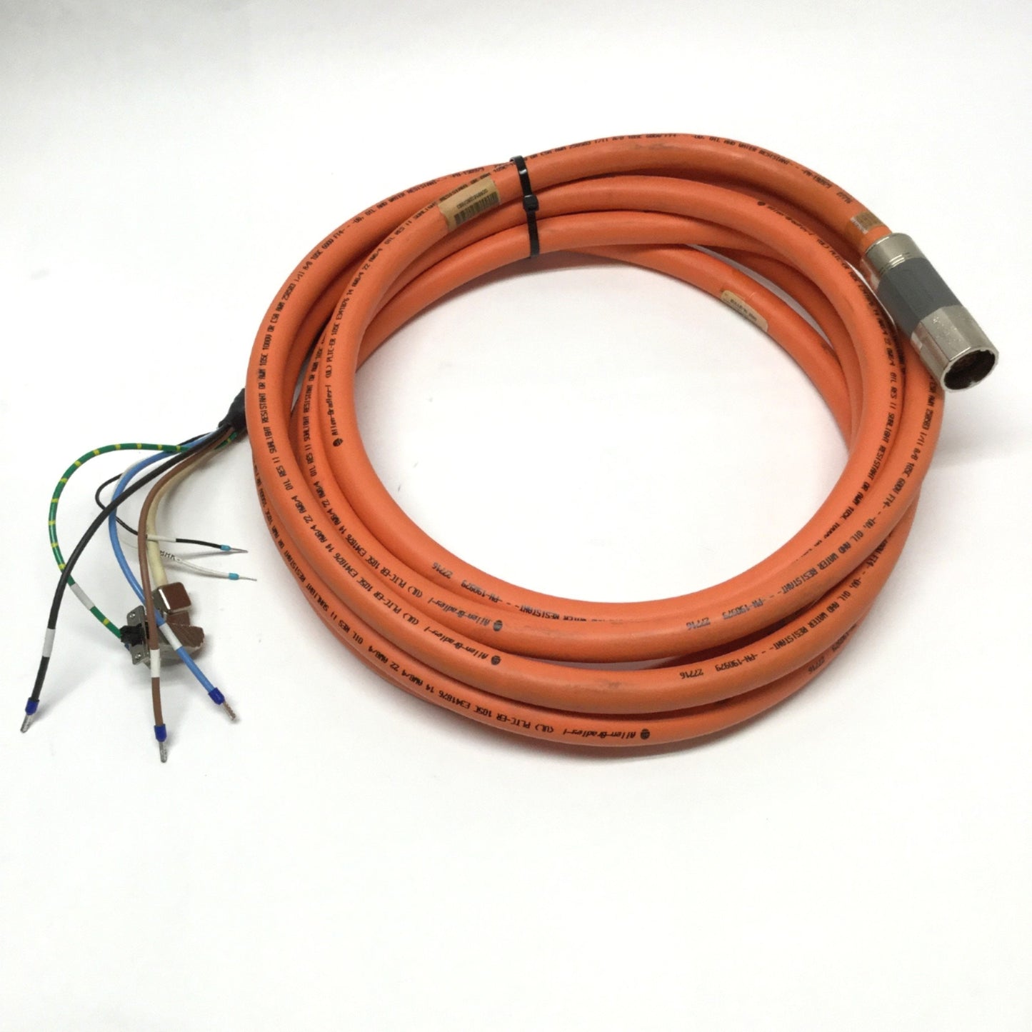 Used Allen Bradley 2090-CSBM1DF-14AF05 Kinetix Motor Power/Feedback/Brake Cable 5m
