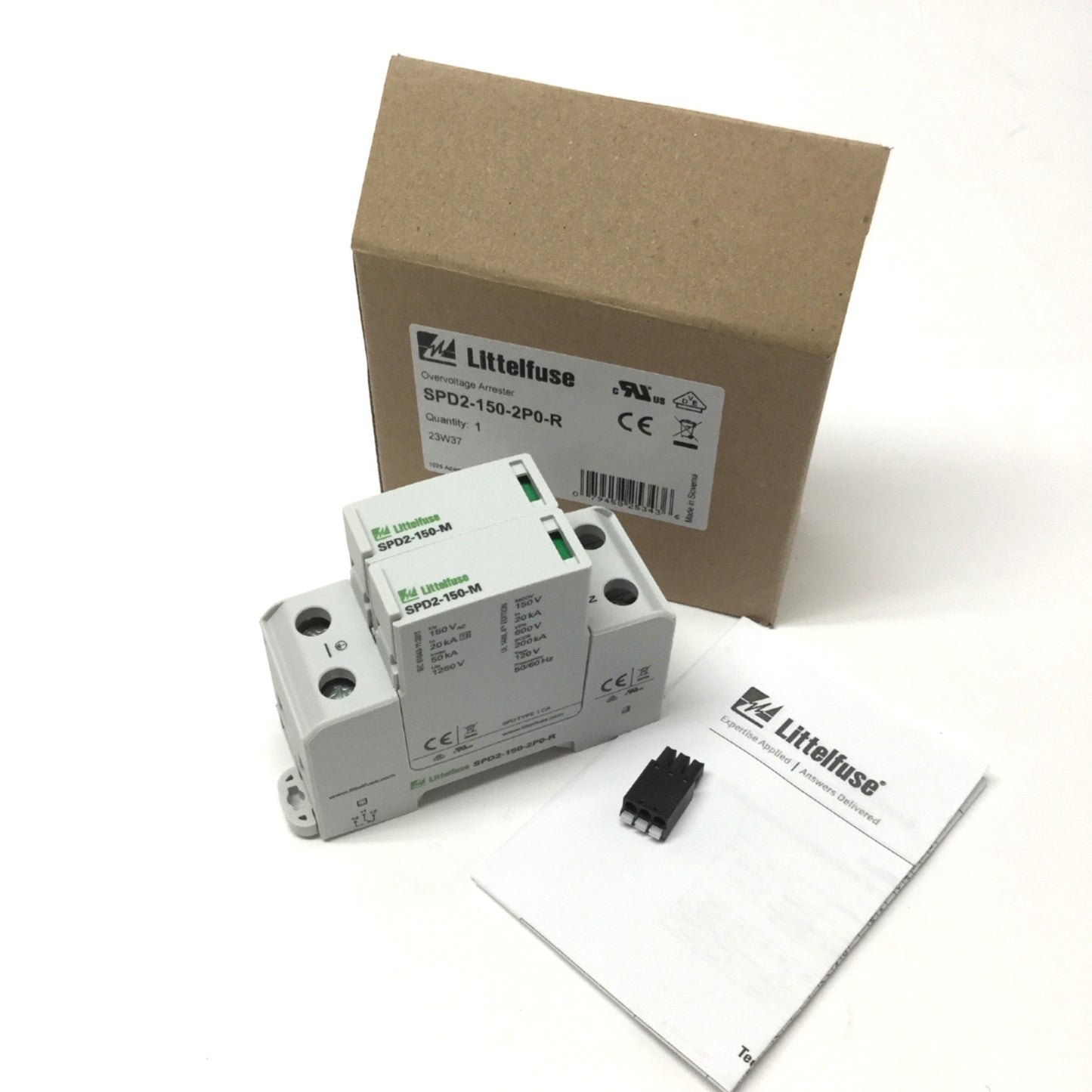 New Littelfuse SPD2-150-2P0-R Surge Protection Overvoltage Arrester 600V 20kA 2-Pole