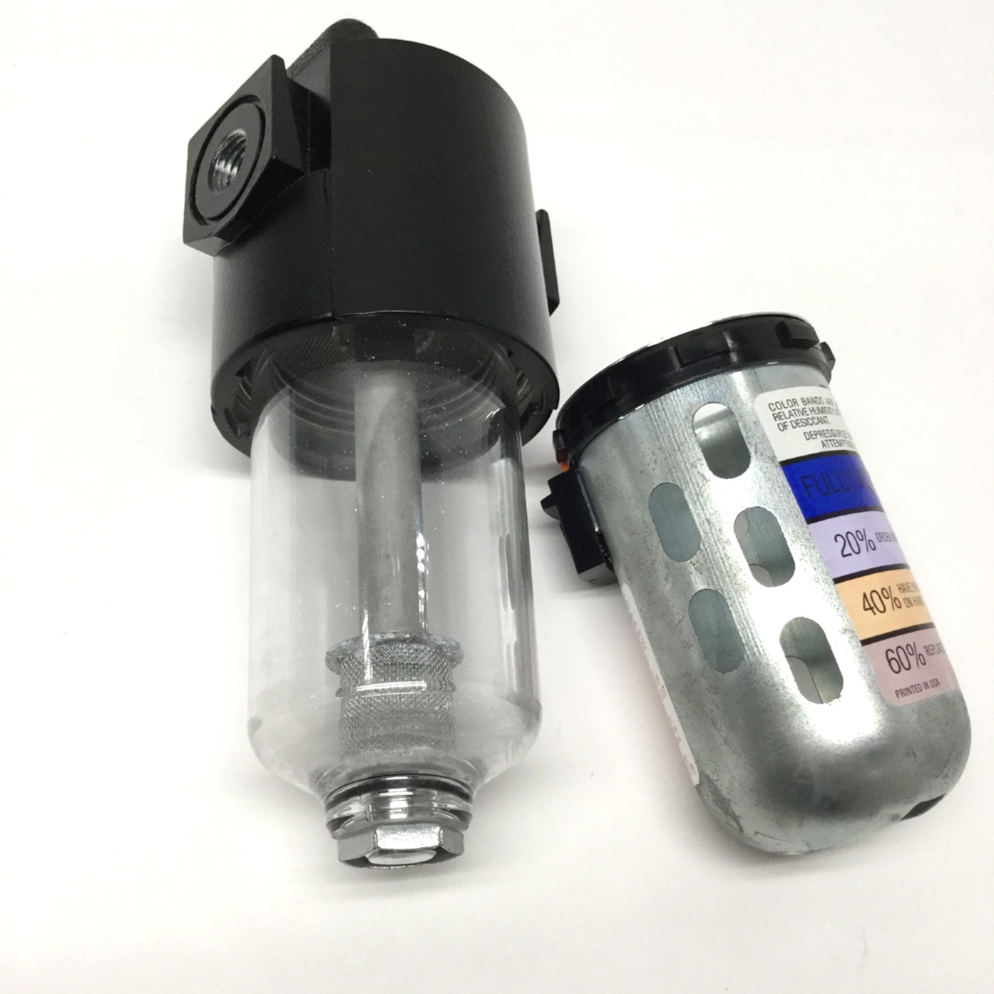Used Wilkerson X06-02-000 Desiccant Air Dryer, 1/4" NPT, 5 SCFM, 150psi, -45°F DP