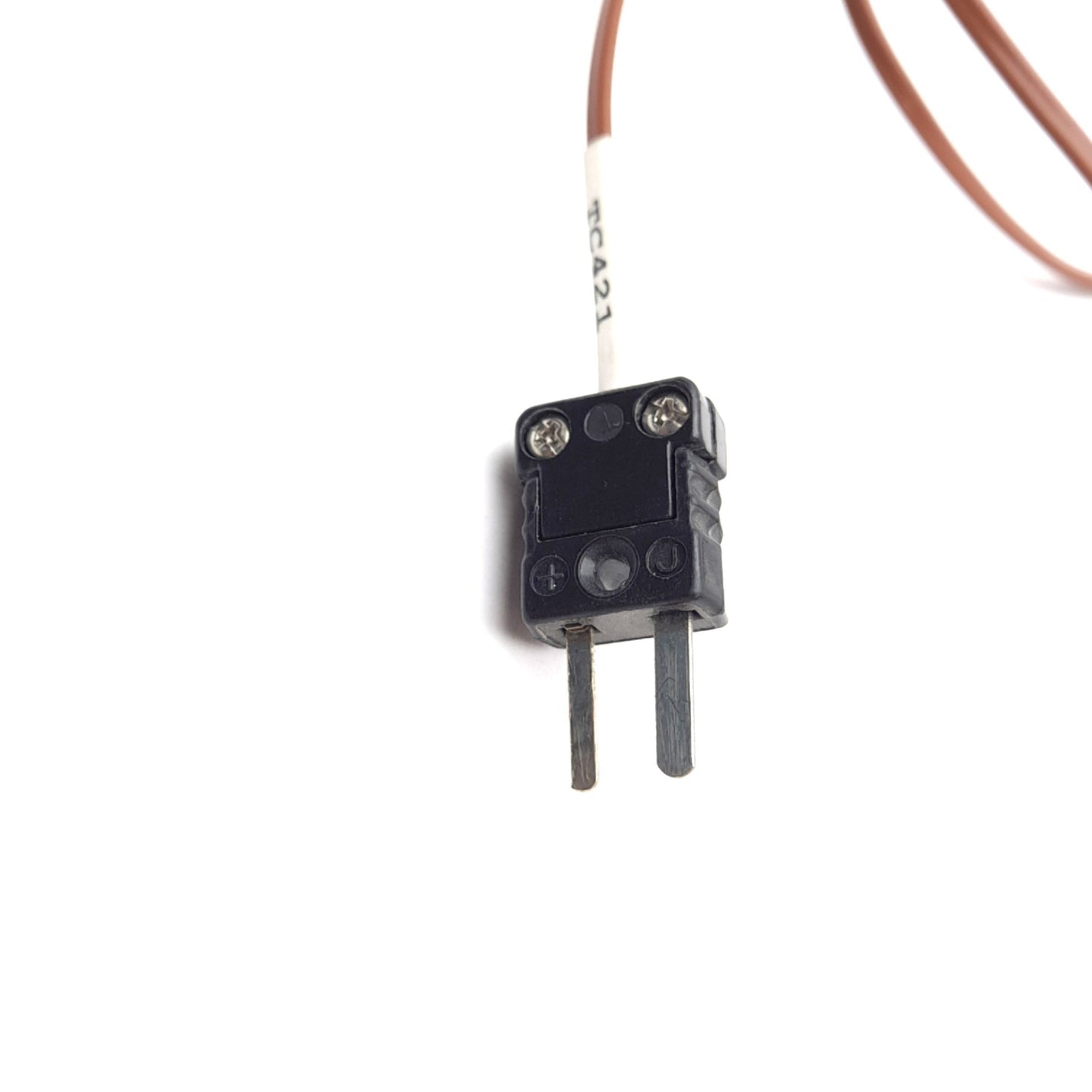 Used Watlow AFED0FA060UJ03 Type J Thermocouple, .063" x 6" Sheath, Mini Male Plug