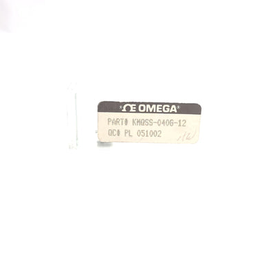 New – Open box Omega Engineering KMQSS-040G-12 Type K Thermocouple, .040" x 12" Sheath