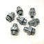New – Open box Lot of 7 6400-10-12 Hydraulic Male Adapter Fitting 5/8" JIC 37° Flare x 3/4" ORB