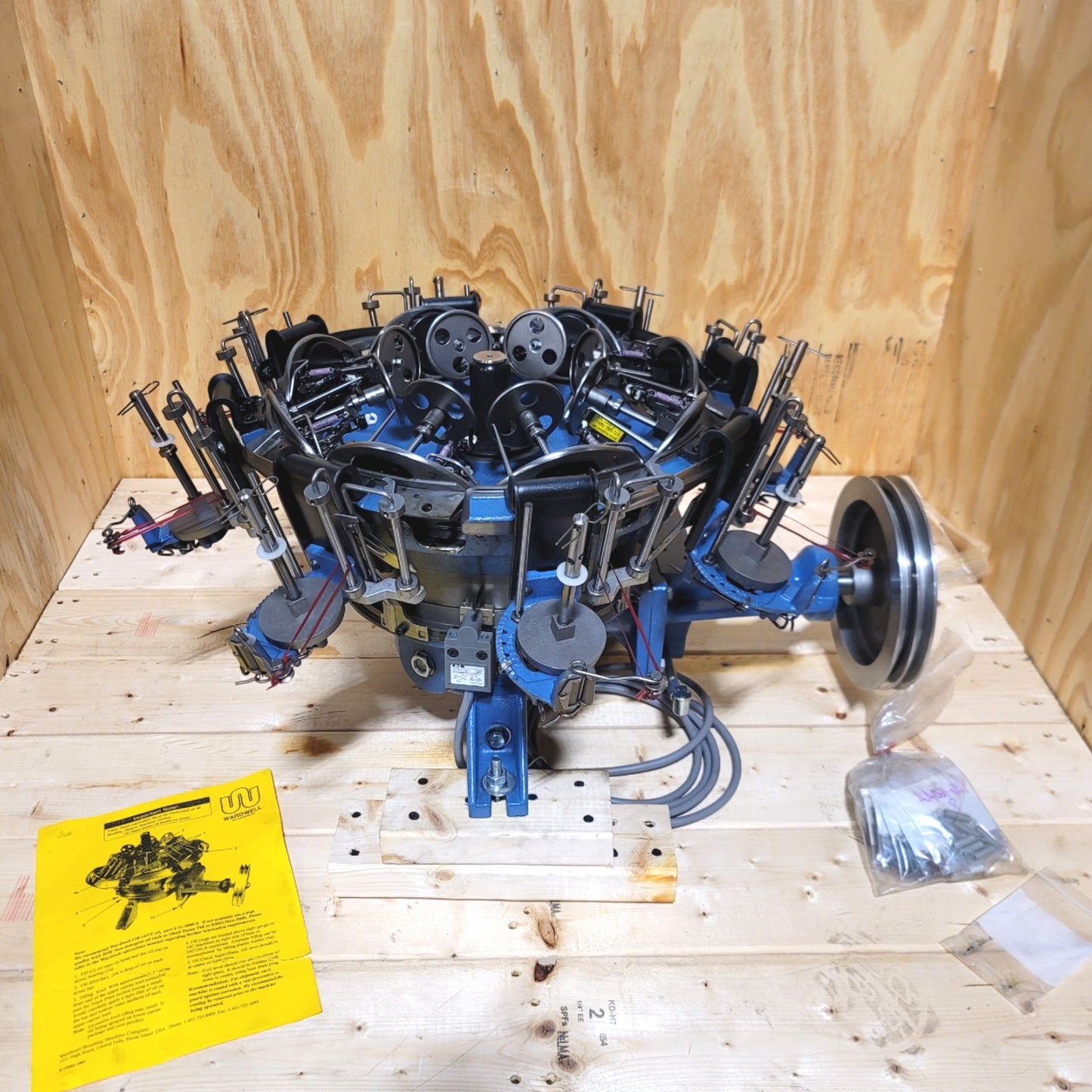 New – Open box Wardwell Speedmaster 150 W16-4R Replacement Braider Head 16 Carrier 120-150RPM