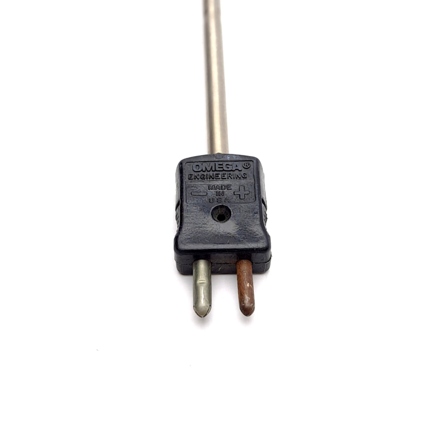 Used Omega Engineering JQSS-14U-12 Thermocouple, 0.25" x 12", Male Plug, Type J