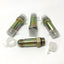 New – Open box Lot of 4 6400L-10-10 Hydraulic Male Adapter, Long, 5/8" JIC 37° Flare x 5/8" ORB