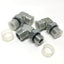 New – Open box Lot of 3 FS-6801-12-12 Hydraulic Fitting 90° Male Elbow 3/4" Face Seal to ORB