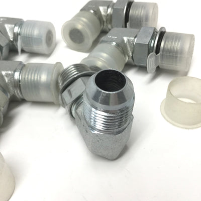 New – Open box Lot of 5 6801-10-10 Hydraulic Fitting 90° Male Elbow 5/8" JIC 37° Flare x ORB
