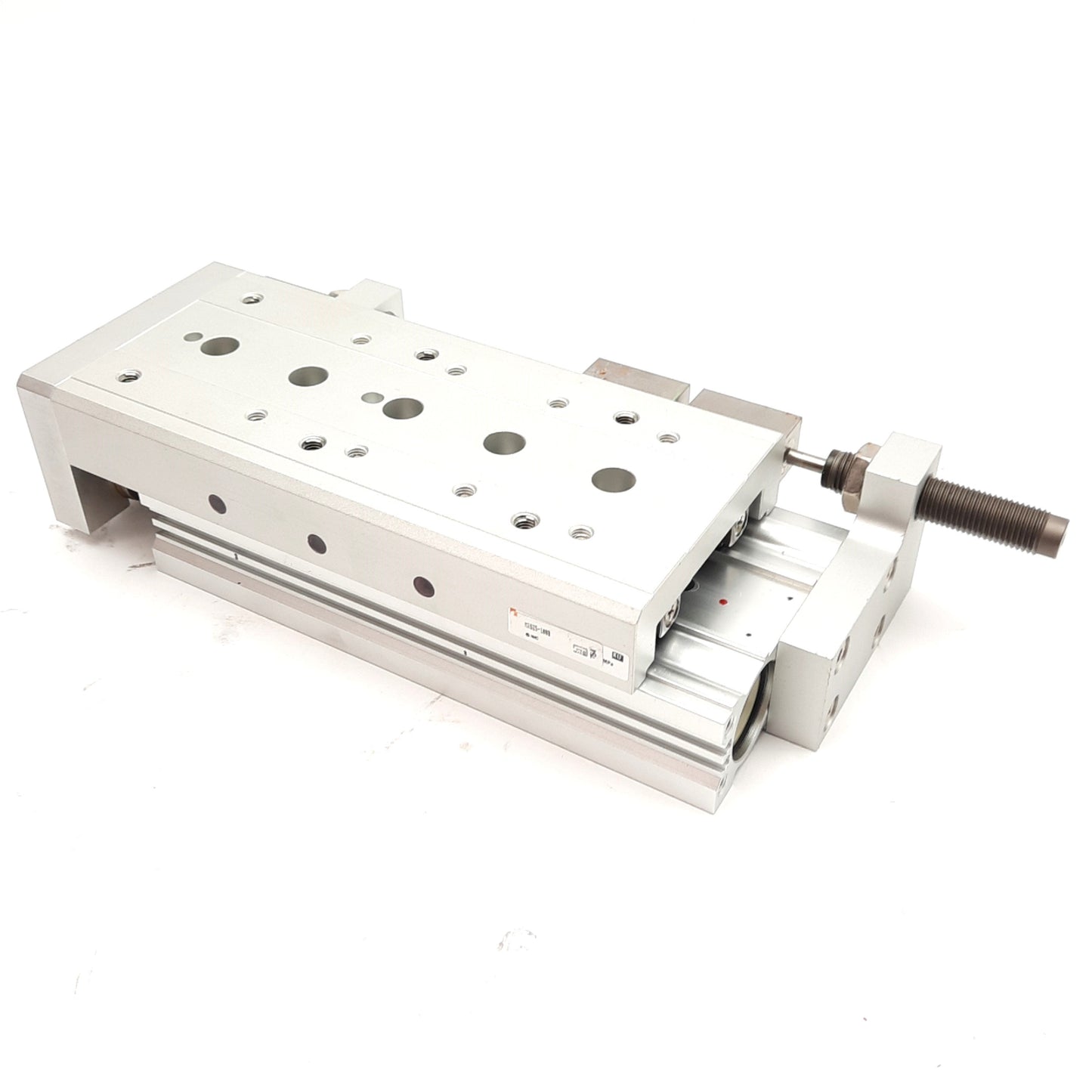Used SMC MXS25-100B Air Slide Table, ø25mm Bore, 100mm Stroke, 0.15-0.7MPa, M5x0.8
