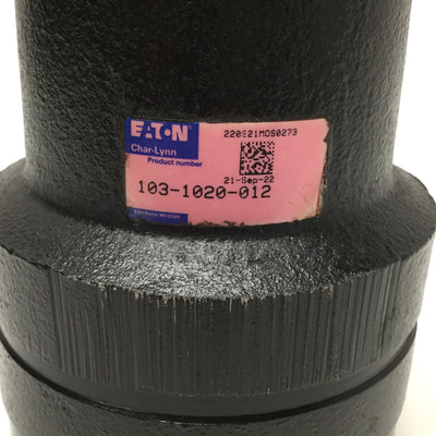 Used Eaton 103-1020-012 Geroler Hydraulic Motor 9.7 cu.in, 1900psi, Ø1" Shaft, 343RPM