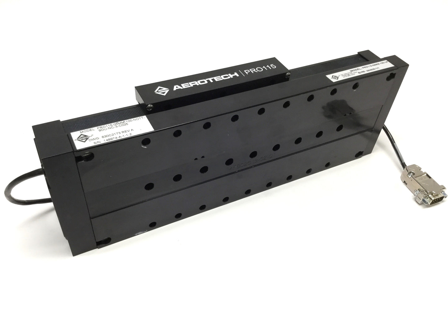 Used Aerotech PRO115 Ball Screw Linear Stage Actuator Positioner 100mm Travel 5mm/rev