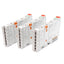 Used Lot of 3 WAGO 750-504 Digital Output Module, 4-Channel, 24VDC 0.5A, DIN Rail