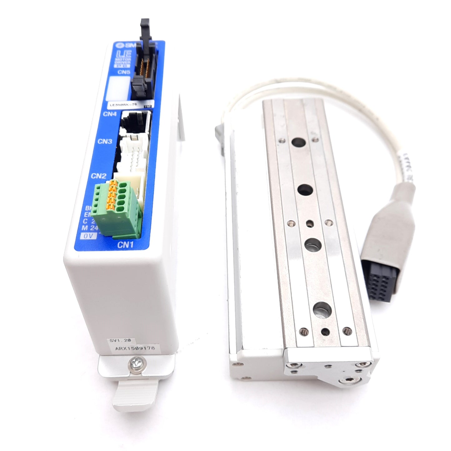 Used SMC LECP6P1D-LESH8RK-75 Step Motor Controller & Electric Linear Actuator, 24VDC