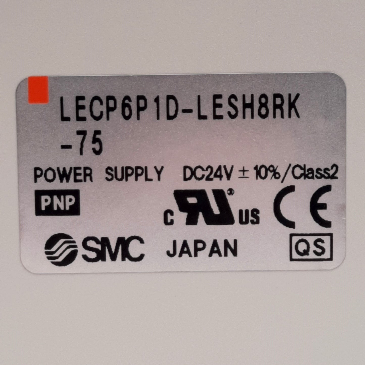 Used SMC LECP6P1D-LESH8RK-75 Step Motor Controller & Electric Linear Actuator, 24VDC