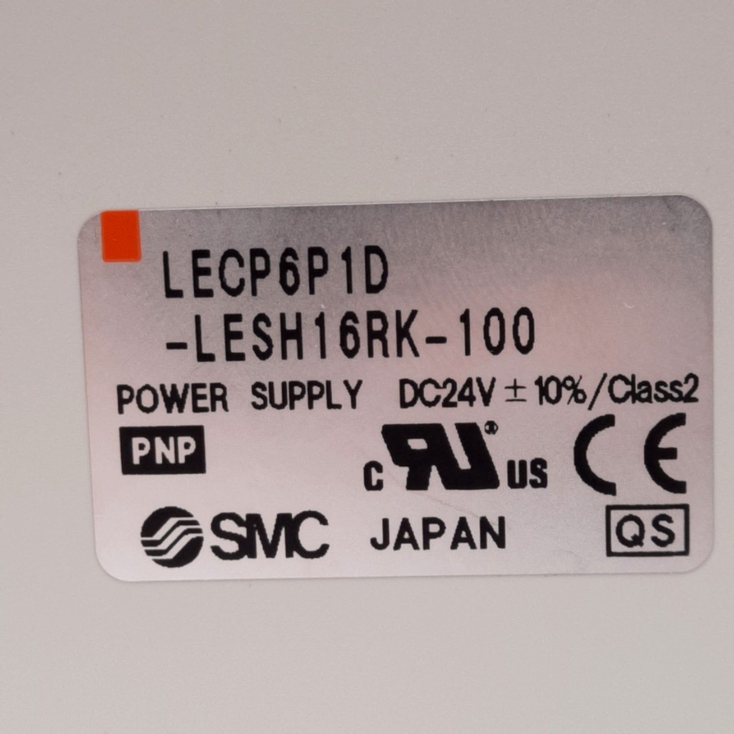 Used SMC LECP6P1D-LESH16RK-100 Step Motor Controller & Electric Linear Actuator 24VDC