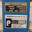 Used Progressive Machine Co 609-RH Powered Payoff Unwinder 11.5"W Spindle, 120VAC