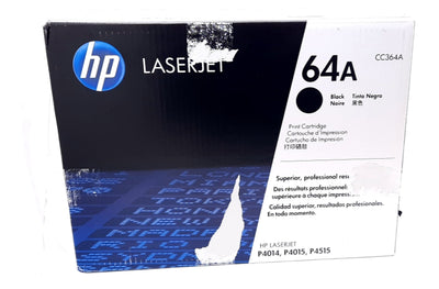 New HP CC364A Laserjet Print Cartridge 64A Black 10,000 Yield, P4014, P4015, P4515