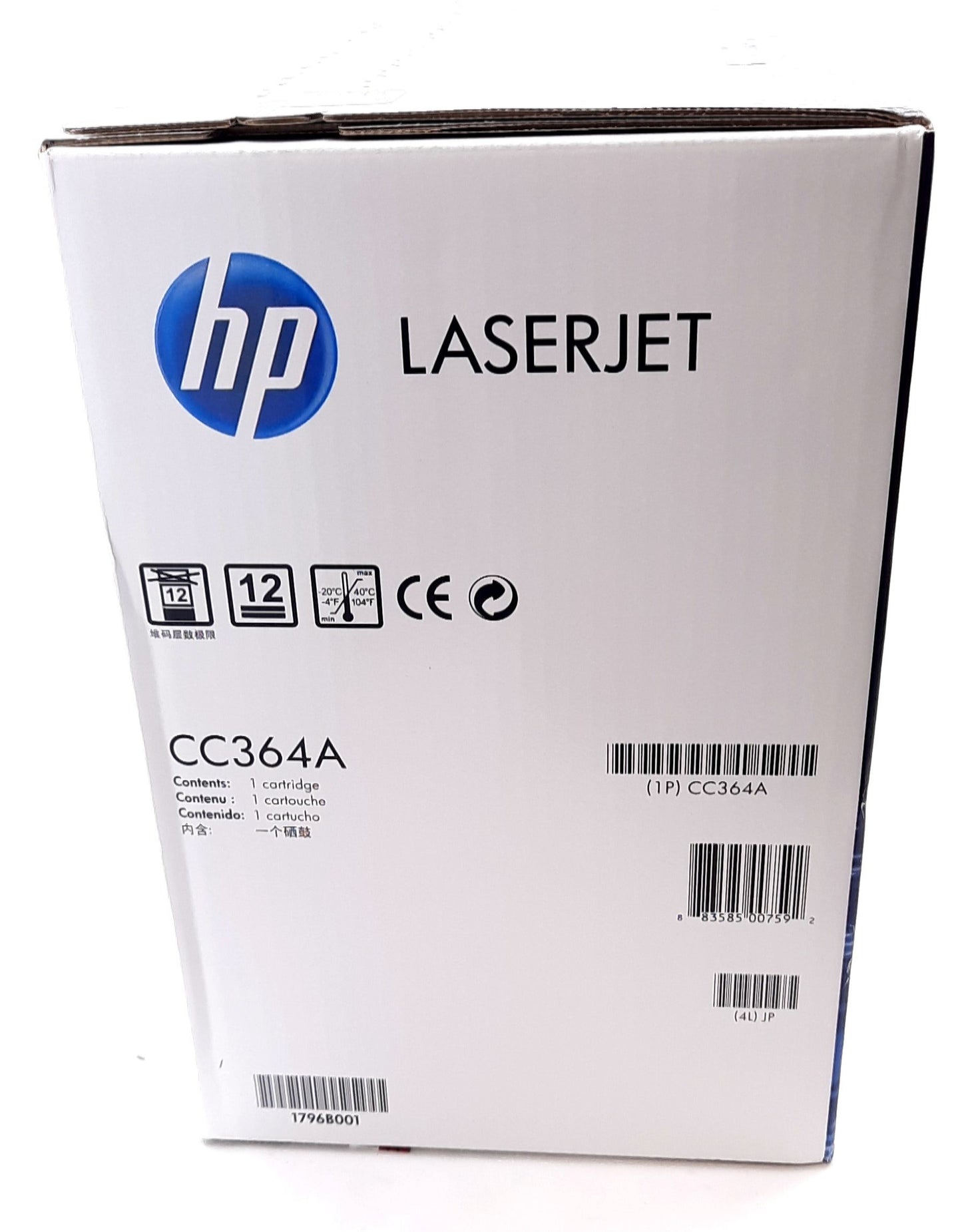 New HP CC364A Laserjet Print Cartridge 64A Black 10,000 Yield, P4014, P4015, P4515