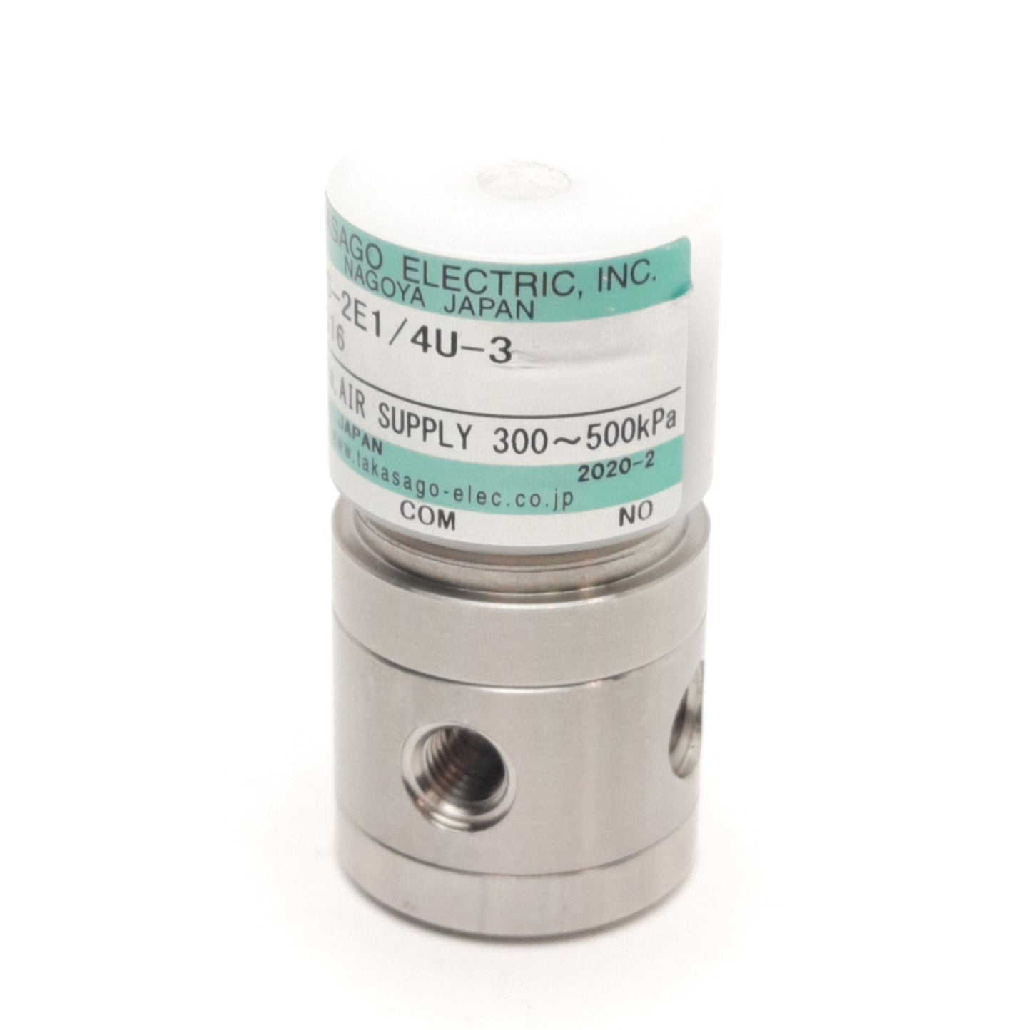 Used Takasago Electric PMDS-2E1/4U-3 Diaphragm Valve, NO/NC, 300~500kPa, Air Operated