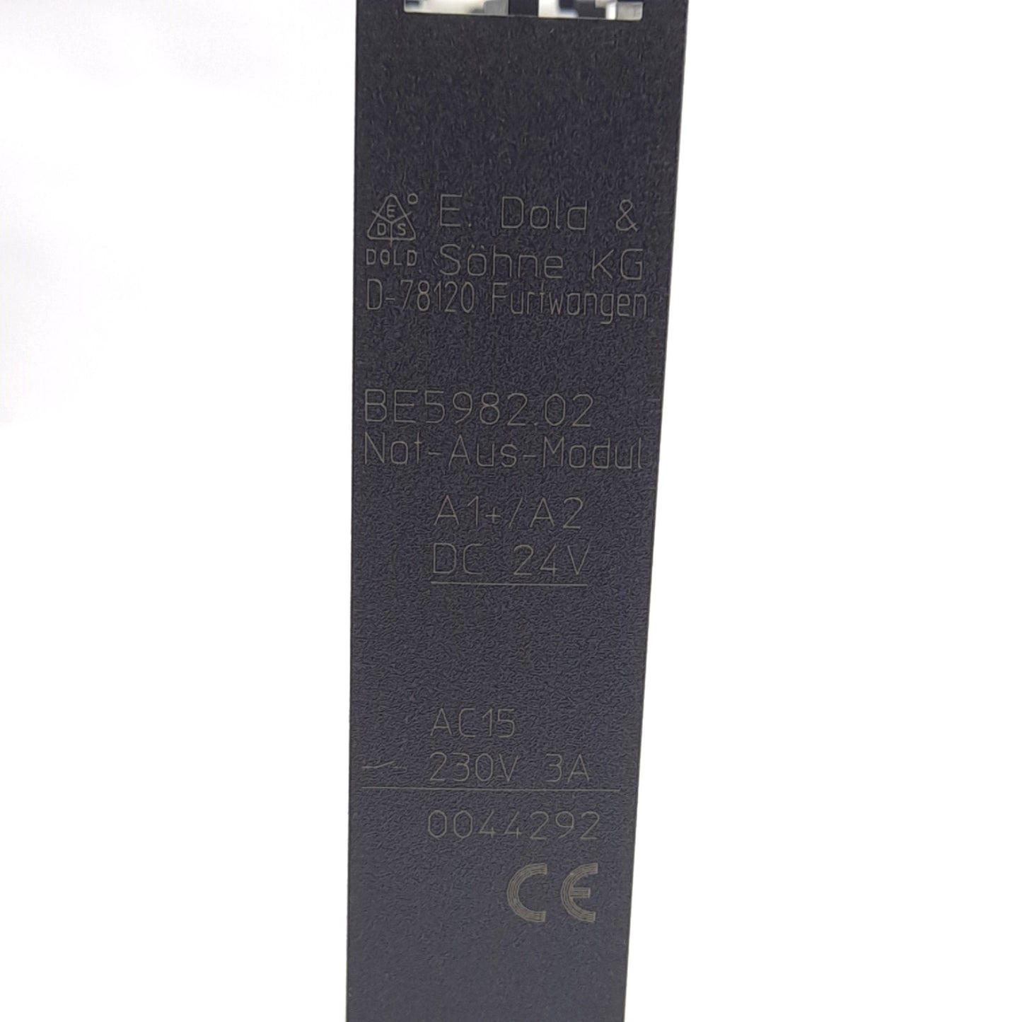 Used Dold Safemaster BE5982.02 Emergency Stop Module, 24VDC Supply, 2NO Contacts