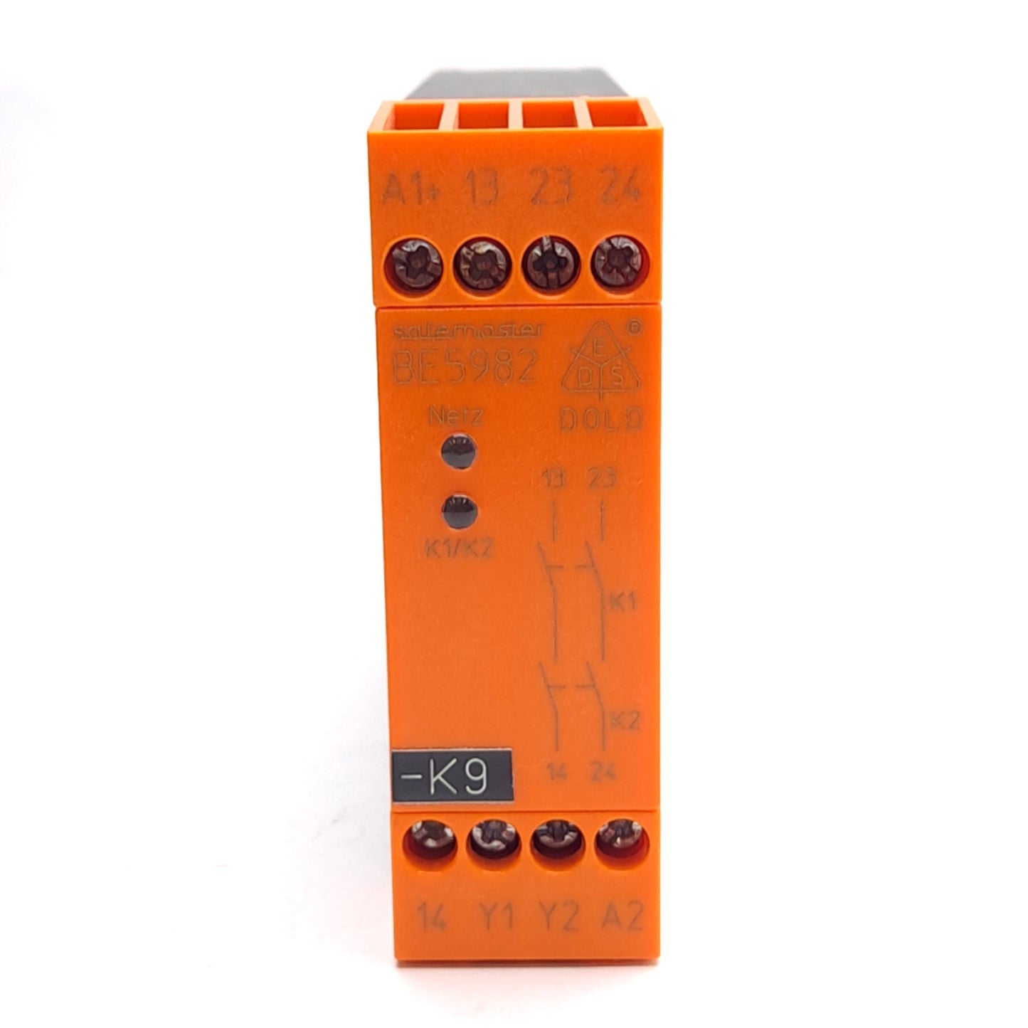 Used Dold Safemaster BE5982.02 Emergency Stop Module, 24VDC Supply, 2NO Contacts