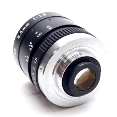 Used Cosmicar/Pentax C30811 Television Camera Lens, C-Mount, 2/3" Format, 8.5mm Focal