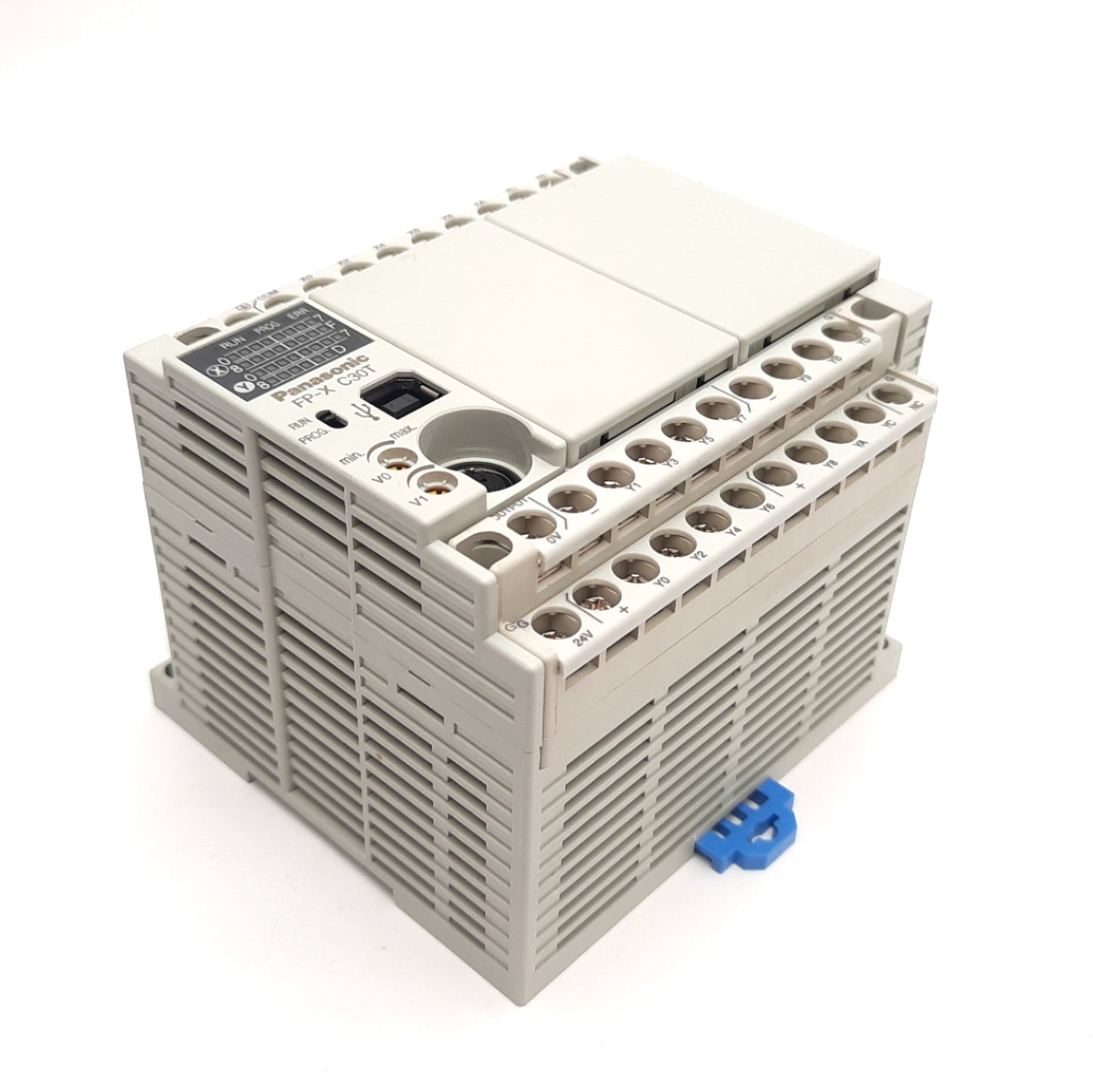 Used Panasonic FP-X C30T PLC Control Unit 16 DC Inputs,14 Relay Outputs 24VDC