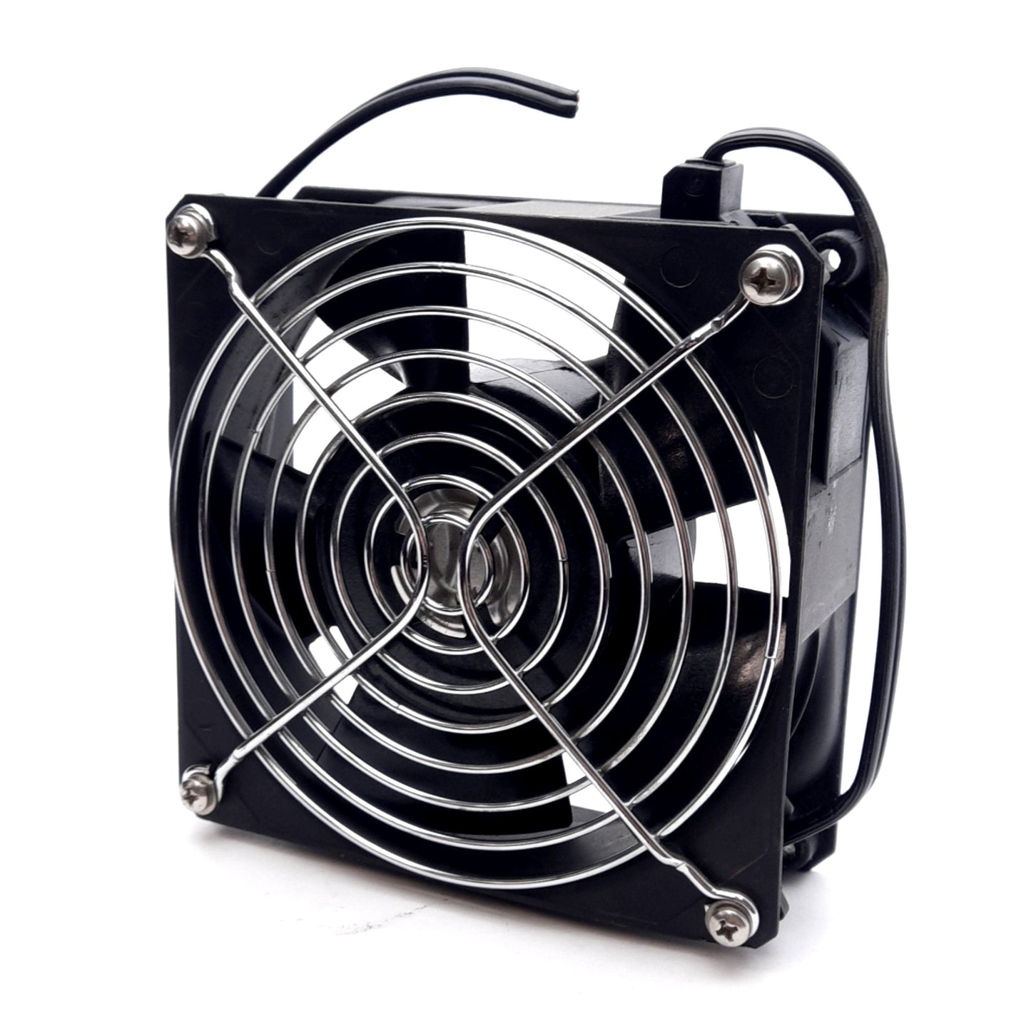 Used ETRI 125XR0281090 Cooling Fan, 220VAC 15W, 112.36CFM, 3200RPM, 48dBA, 4.75x4.75"