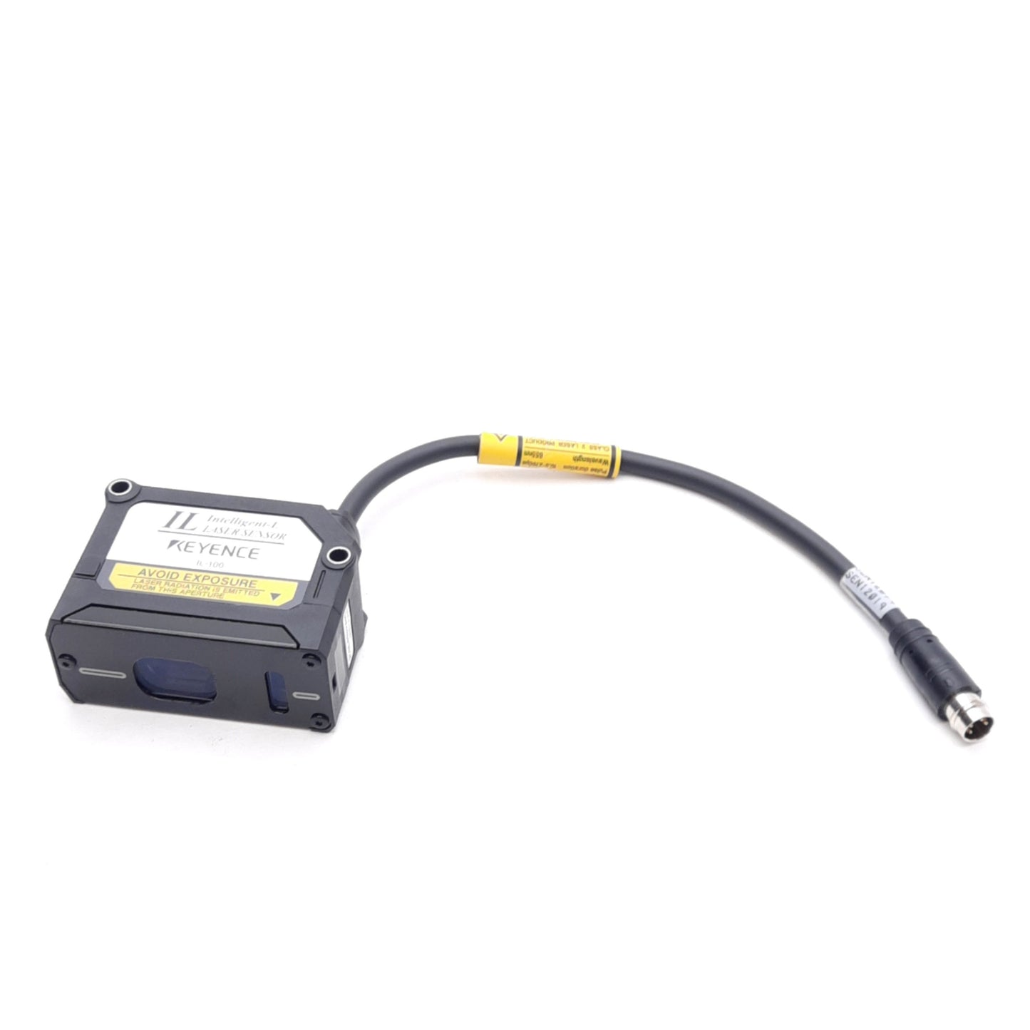 Used Keyence IL-100 Intelligence L Laser Sensor, 100mm Reference, 75-130mm Range