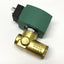 Used ASCO SD8223G023 Red Hat Solenoid Brass Valve 2-Way NC, 3/8" NPT, 24VDC, 400psi