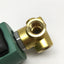 Used ASCO SD8223G023 Red Hat Solenoid Brass Valve 2-Way NC, 3/8" NPT, 24VDC, 400psi