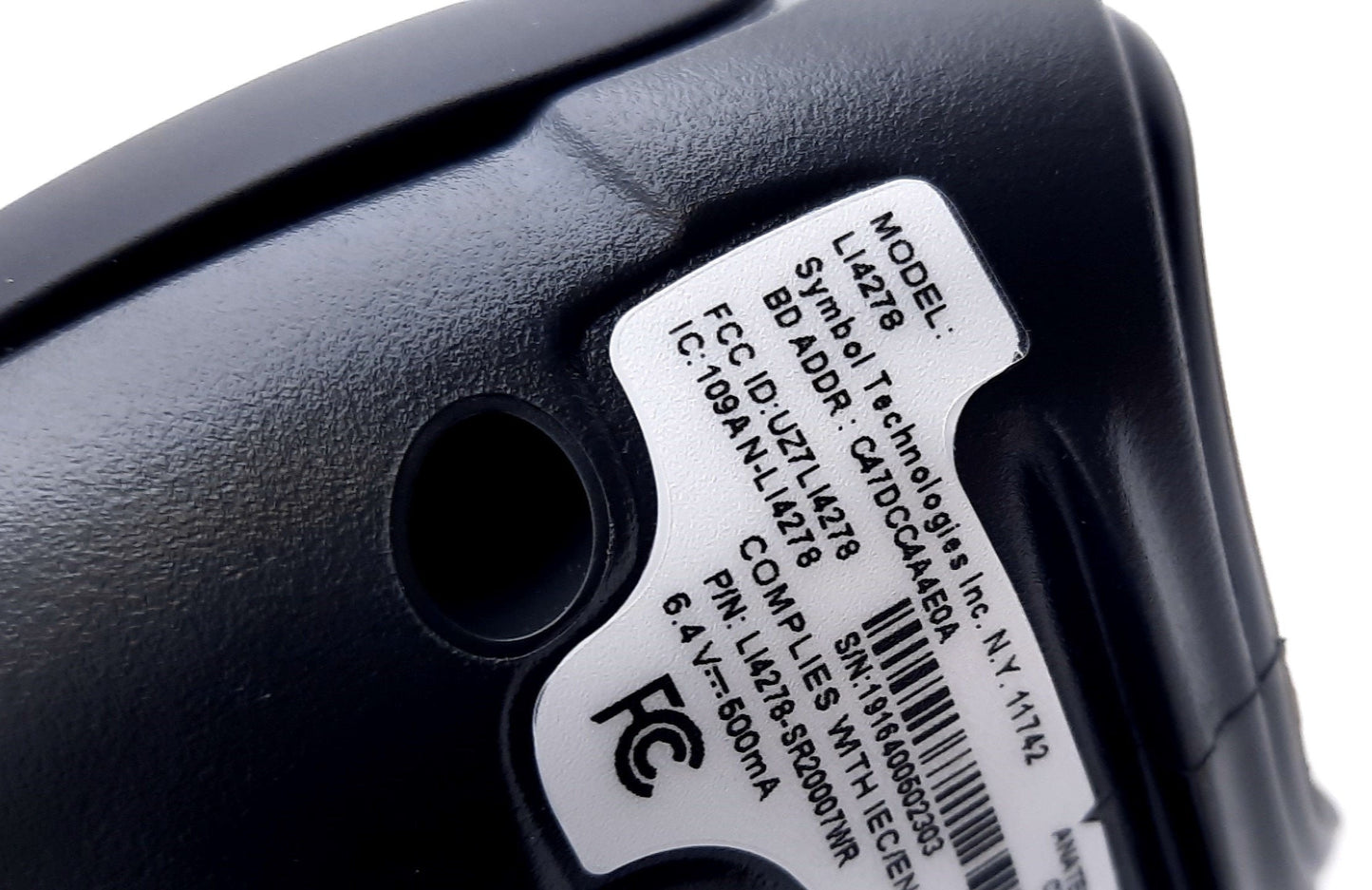 New Symbol LI4278 Cordless Bluetooth Barcode Scanner 6VDC, 600mA 547 Scans/Sec