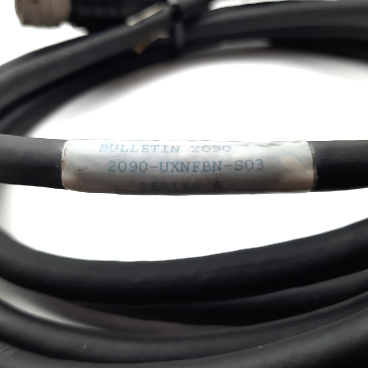 Used Allen Bradley 2090-UXNFBN-S03 N Series Motor Feedback Cable MS 19-Pin to DB15 3m