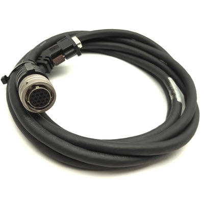 Used Allen Bradley 2090-UXNFBN-S03 N Series Motor Feedback Cable MS 19-Pin to DB15 3m
