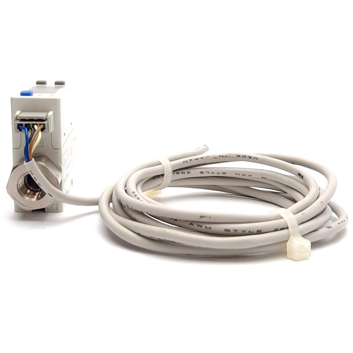 Used SMC PFM710-N01-E Digital Flow Switch, 24VDC, 1/8" NPT, PNP, 0.75MPa, 0.2-10L/min
