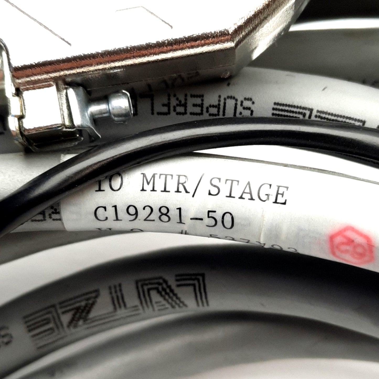 Used Aerotech C19281-50 630C1928-1 Brushless Feedback Cable DB9F, DB25M/F