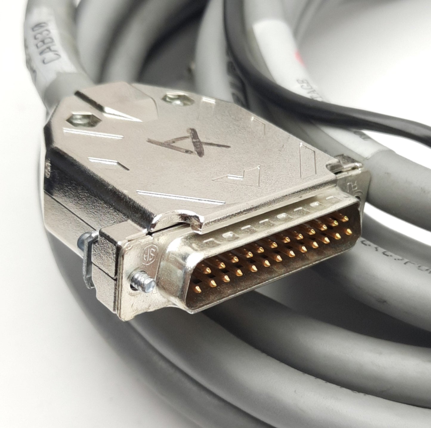 Used Aerotech C19281-50 630C1928-1 Brushless Feedback Cable DB9F, DB25M/F