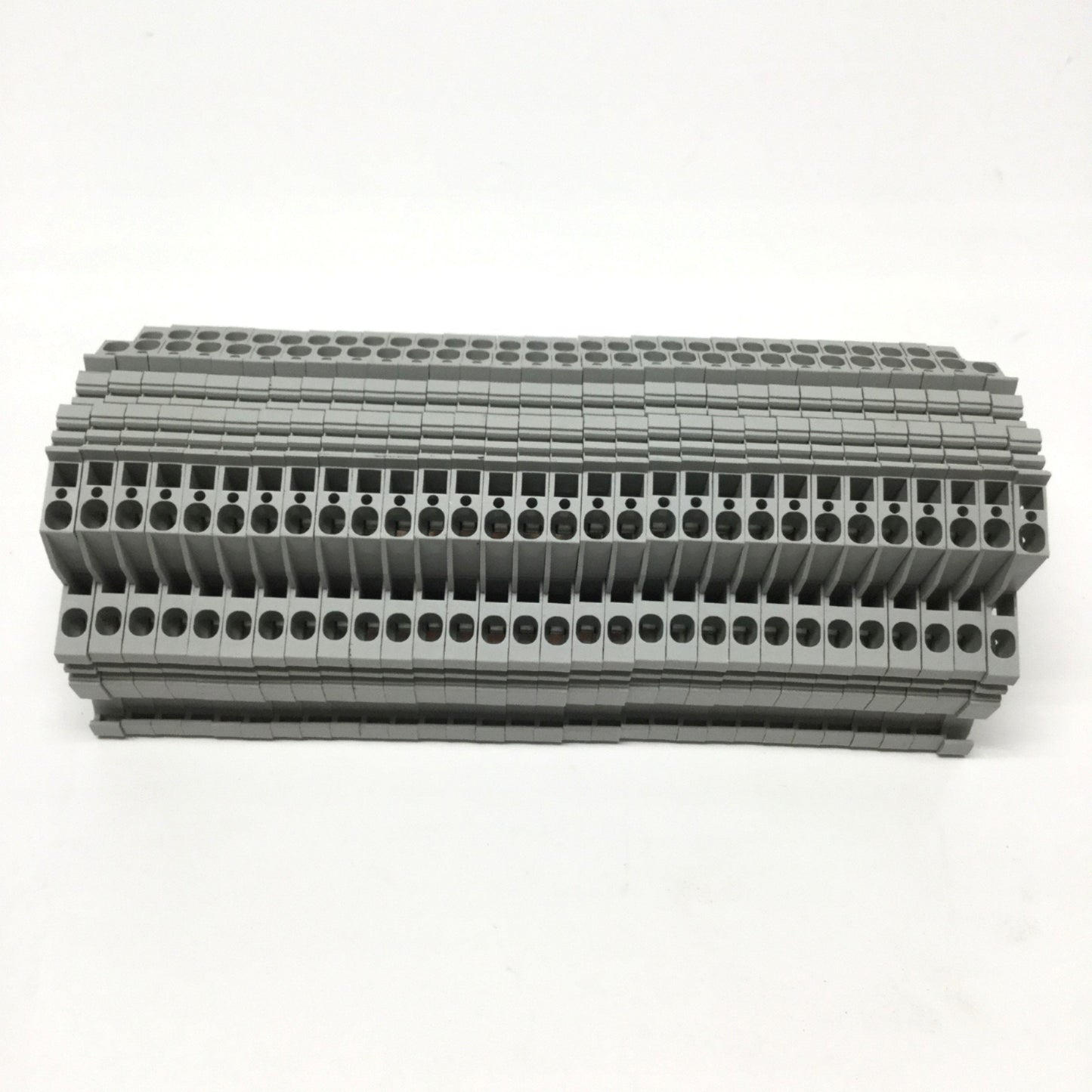 Used Lot of 30 Allen-Bradley 1492-LD3 2-Circuit Spring Clamp Terminal Block, 600V 20A