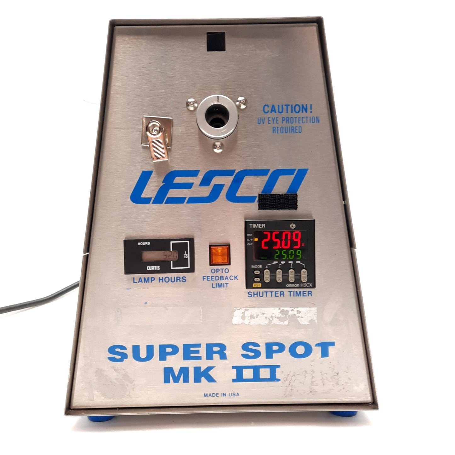 Used Lesco VSM3003 Super Spot MK III Ultraviolet Light Spot Curing System, *No Bulb*