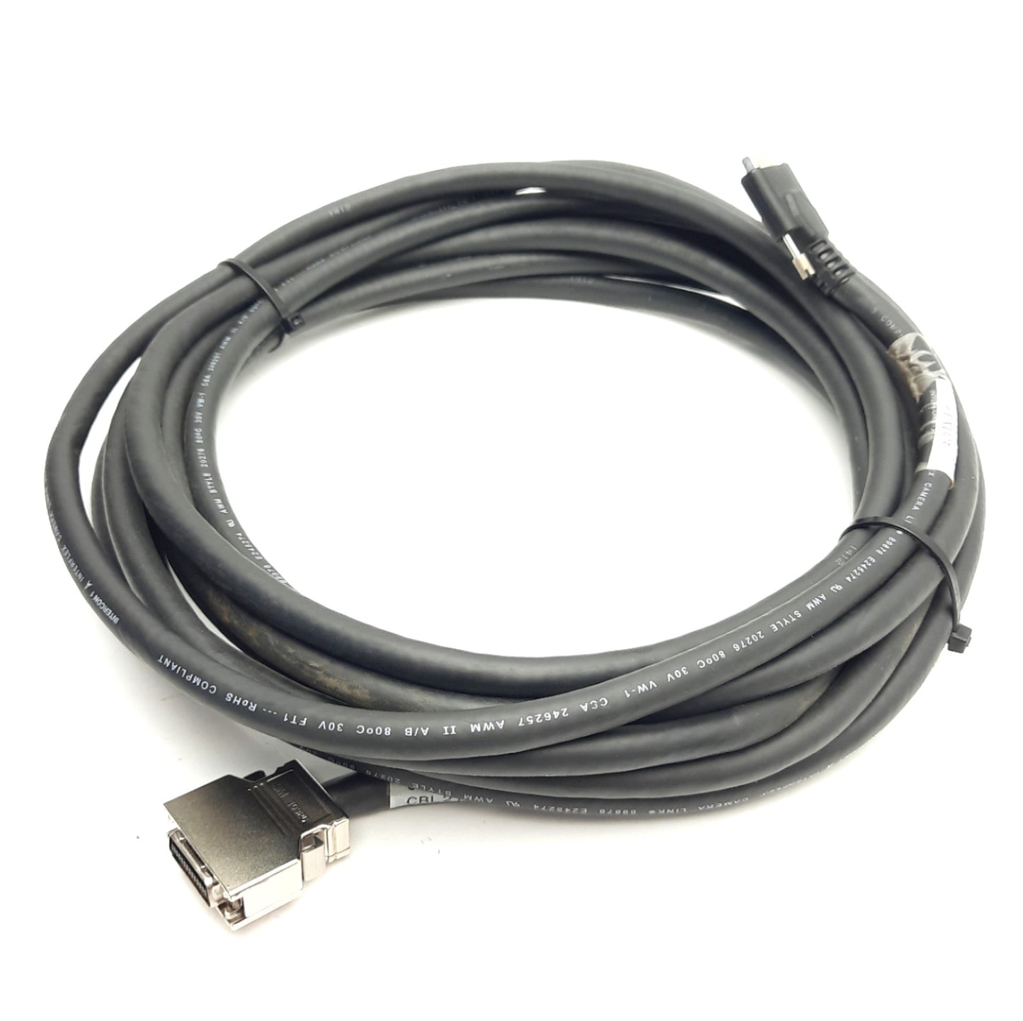 Used Intercon 1 MCLCP-6.1-P3 (Mini) Camera Link Cable, HDR Male to SDR Male, Straight