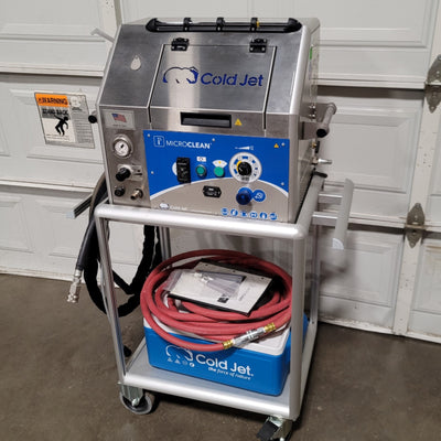Used Cold Jet 2A0169-G1-E i³ MicroClean Precision Dry Ice Blaster 0-1.2lbs/min 140psi