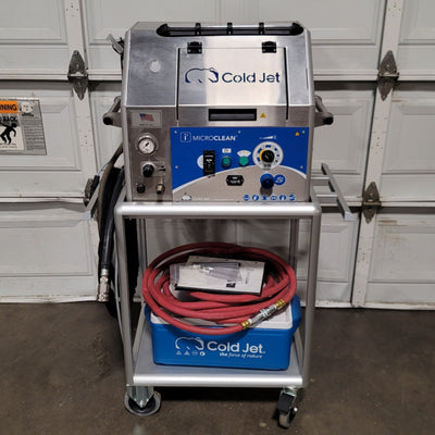 Used Cold Jet 2A0169-G1-E i³ MicroClean Precision Dry Ice Blaster 0-1.2lbs/min 140psi