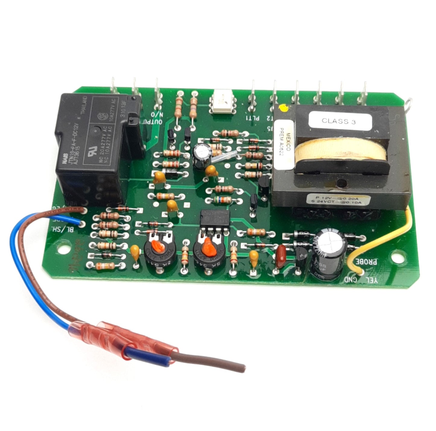 Used Process Technology PCN 4295 PLC Circuit Board, 120/240VAC, NO/NC Contacts