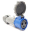 Used Pass & Seymour PS3100C6-W Pin & Sleeve Watertight Plug, 3-Wire, 250VAC, 100A