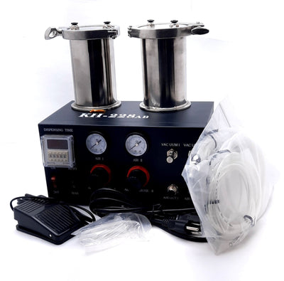 New Open Box Automatic AB KH-228AB Glue Dispenser Double Liquid Resin Dispenser 0.8Mpa 220VAC
