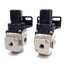 Used Lot of 2 SMC AW20-N02B-Z Pneumatic Regulator, 7-125PSI, 1/4in NPT Ports