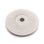 Used Lot of 100 Dedeco 4981 White Flexies Knife-Edge Rubber Wheels, ø5/8in Ultra Fine