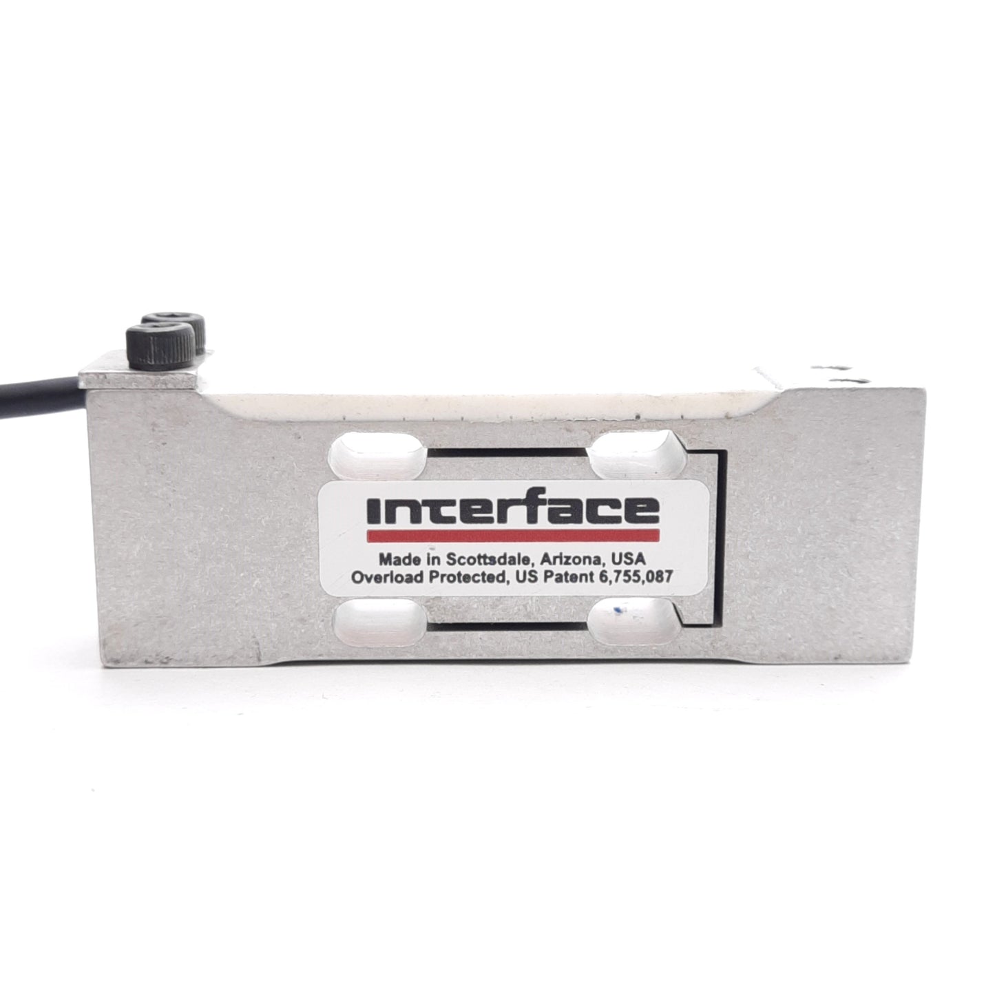 Used Interface MBI-10 Fatigue Protected Mini Beam Load Cell, 10lbf Capacity, 2mV/V