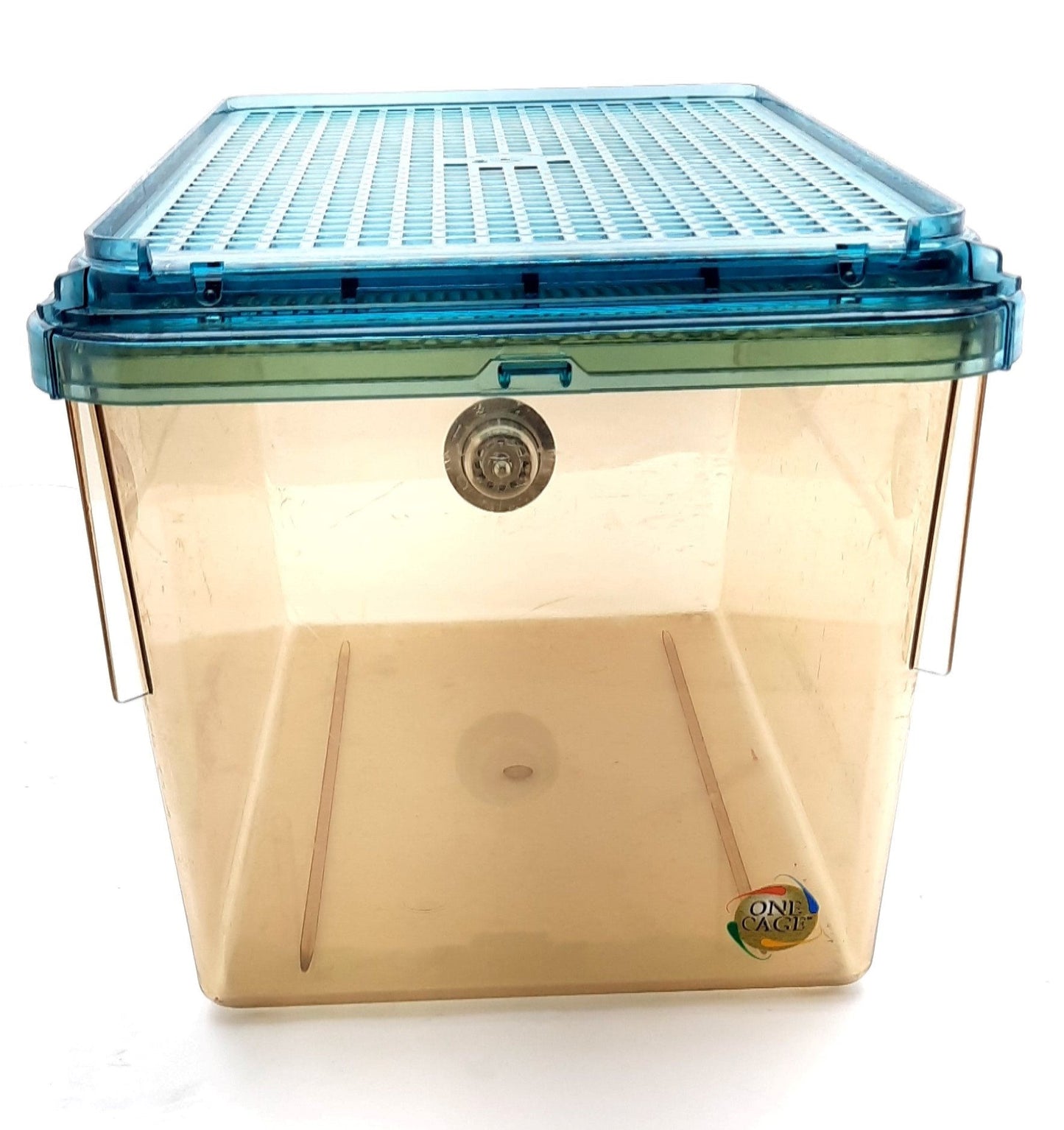 Used One Cage Mouse / Rodent Cage Micro-Isolator System W/Filter Top 12.5 x 8 x 7.75"