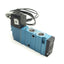 Used Mac Valves 411A-BOB-DP-DFBC-1BA Solenoid Valve, 5/2Way, 1/4" NPTF, 24VDC Coil